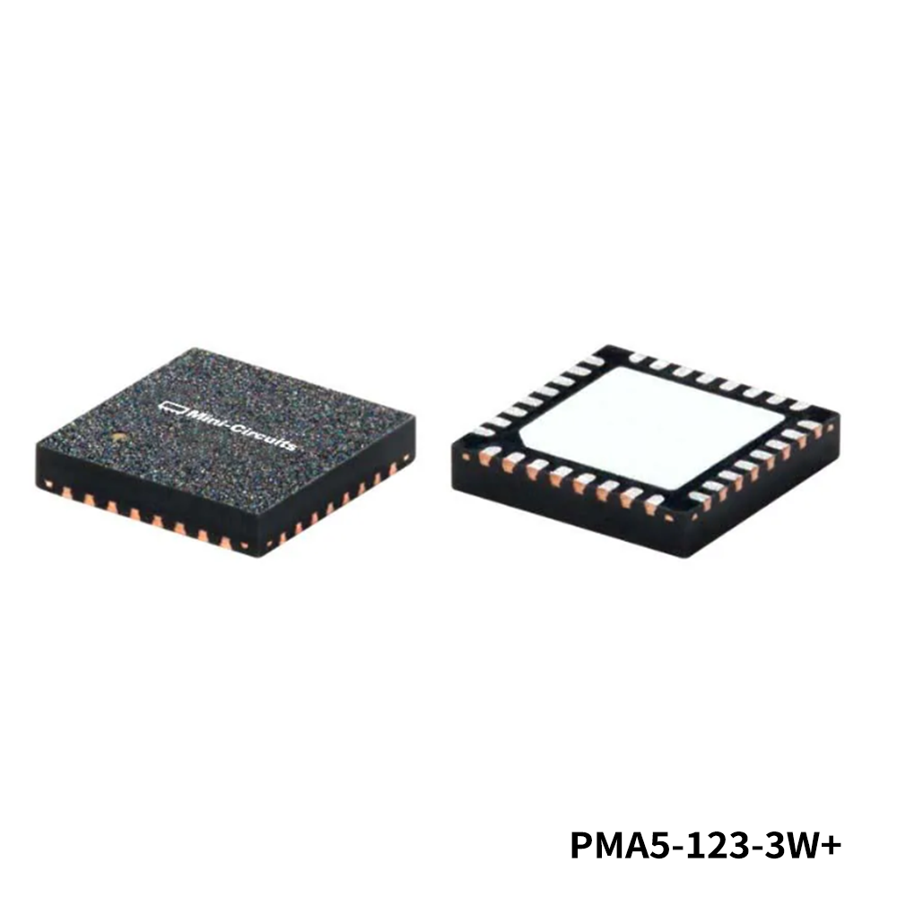Mini-Circuits PMA5-123-3W+ RF Amplifier SMT MMIC, High Power Amplifier, 8 to 12 GHz, 50ohm