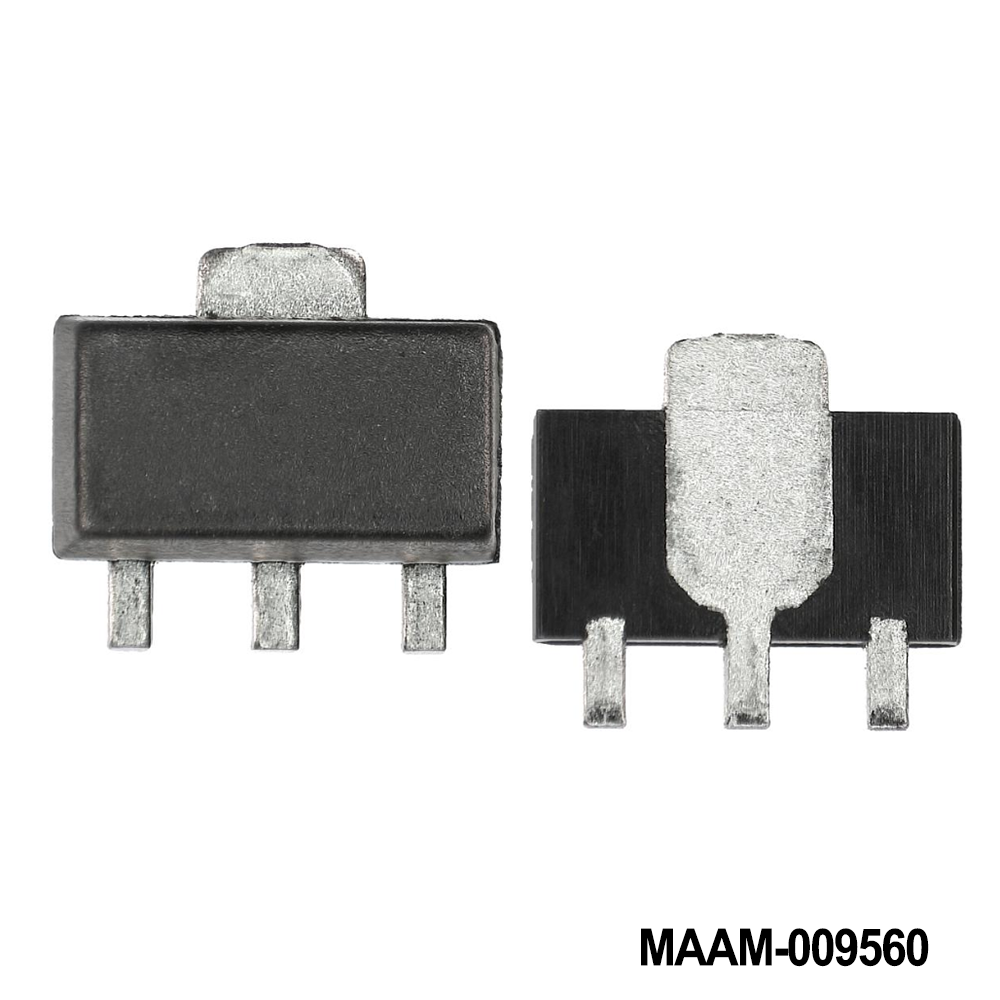 MACOM MAAM-009560 RF Amplifier Amplifier,Driver,HTB,.5W27dBm,SOT-89-3LD