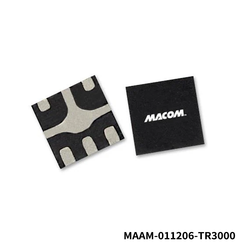 MACOM MAAM-011206-TR3000 RF Amplifier DC-15GHz NF 4.5dB Gain 13.5dB GaAs