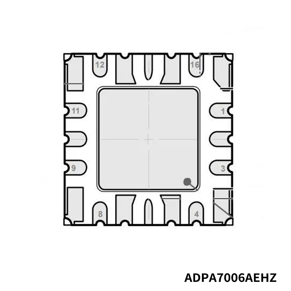 Analog Devices ADPA7006AEHZ RF Amplifier 28 dBm P1dB, 20 dB gain