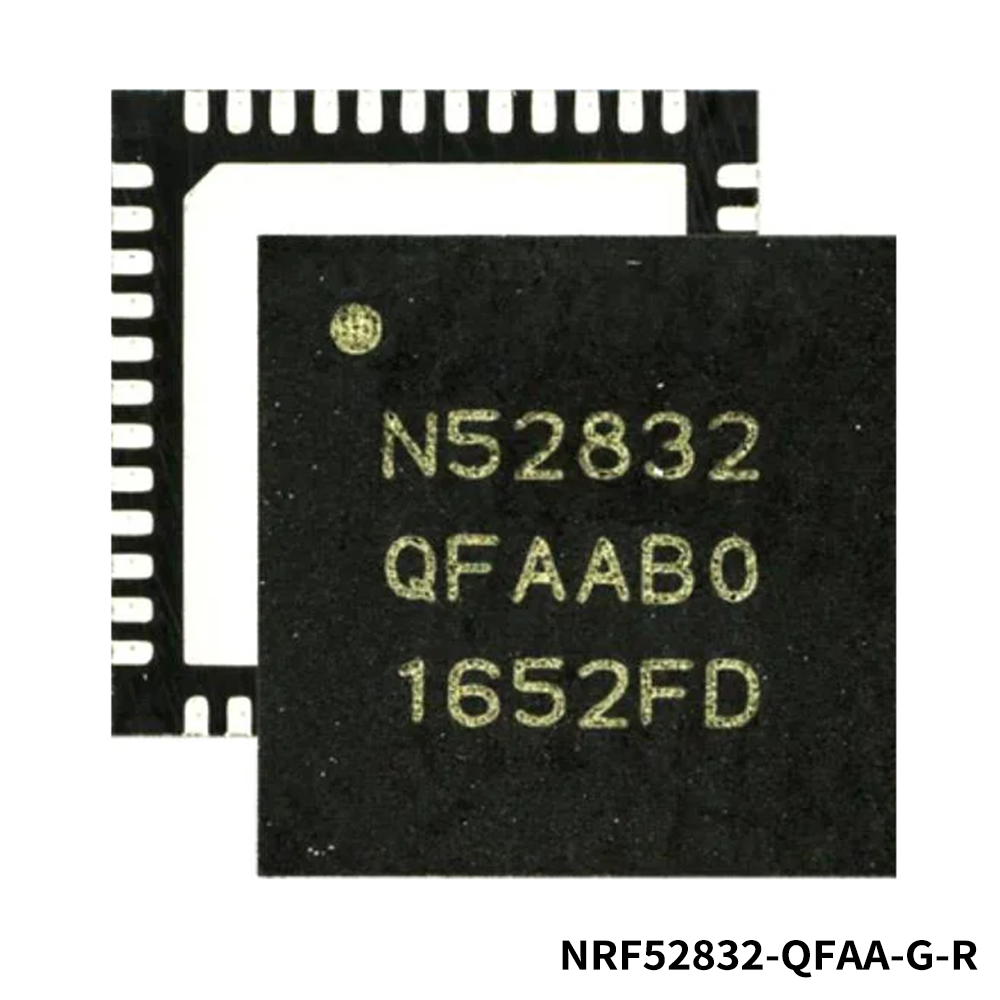 Nordic Semiconductor NRF52832-QFAA-G-R RF System on a Chip - SoC Bluetooth 2.4GHz transceiver 512KB Flash