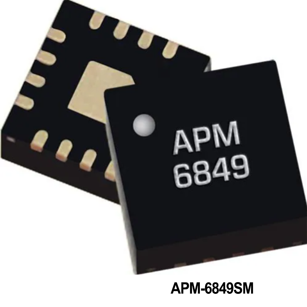 Marki Microwave APM-6849SM RF Amplifier The APM-6849SM is a single stage broadband, low phase noise pre-amplifier designed to provide 11 dB typical gain packaged in a 3 mm QFN with low current consumption.
