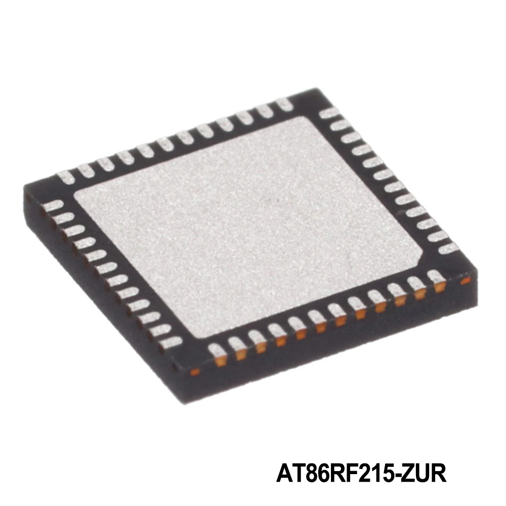Microchip Technology AT86RF215-ZUR RF Transceiver Dual Band IEEE 802.15.4 TRX, 48QFN, T&R