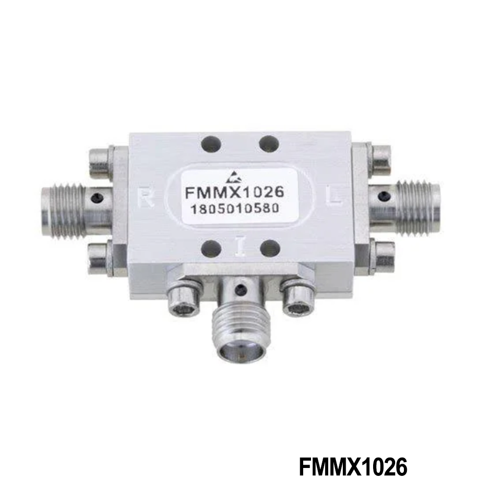 Fairview Microwave FMMX1026 RF Mixer SMA Mixer from 2.25 GHz to 18 GHz with an IF Range from DC to 3 GHz and LO Power of +13 dBm