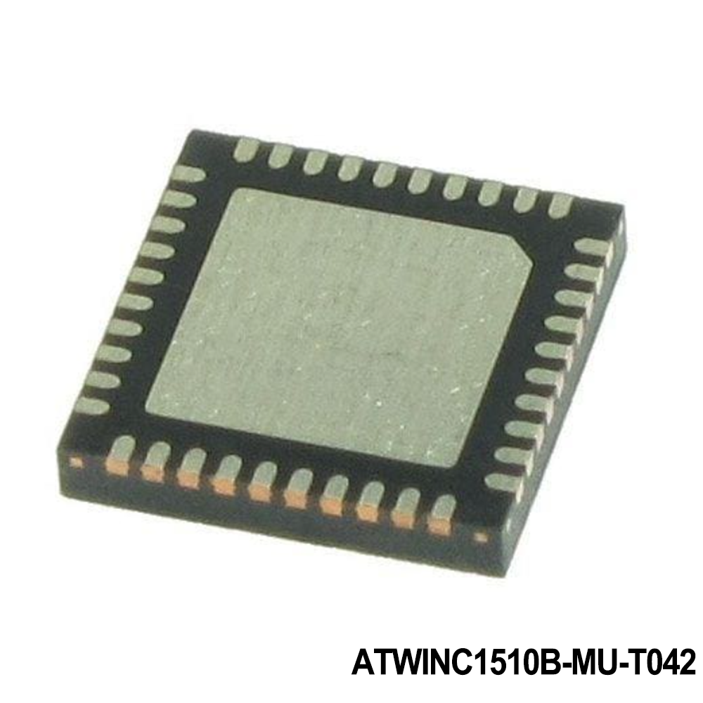 Microchip Technology ATWINC1510B-MU-T042 RF System on a Chip - SoC ATWINC1510 802.11 b/g/n IC
