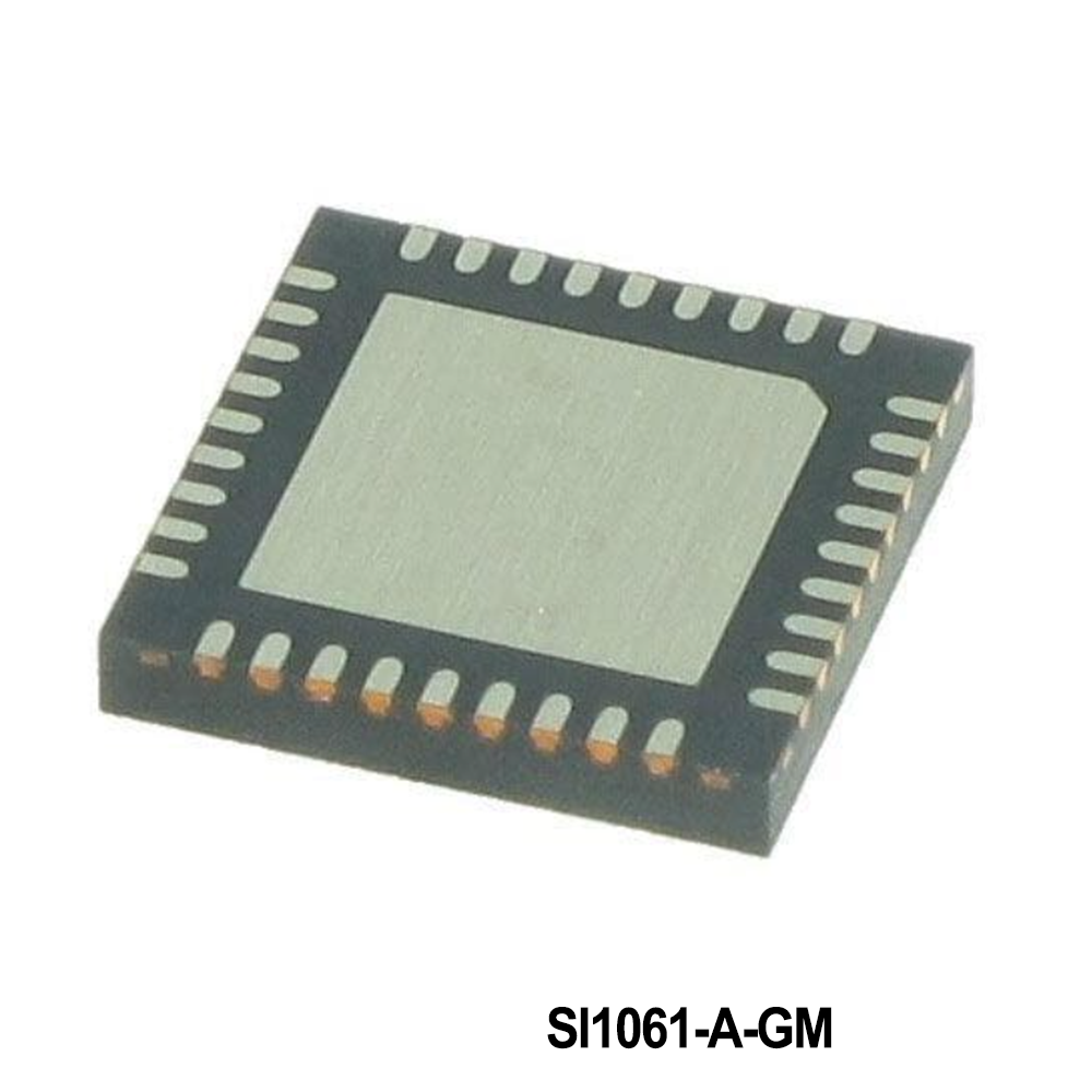 Silicon Labs SI1061-A-GM RF Microcontrollers - MCU RF+MCU 8051 25 MHz 64 kB +20 dBm