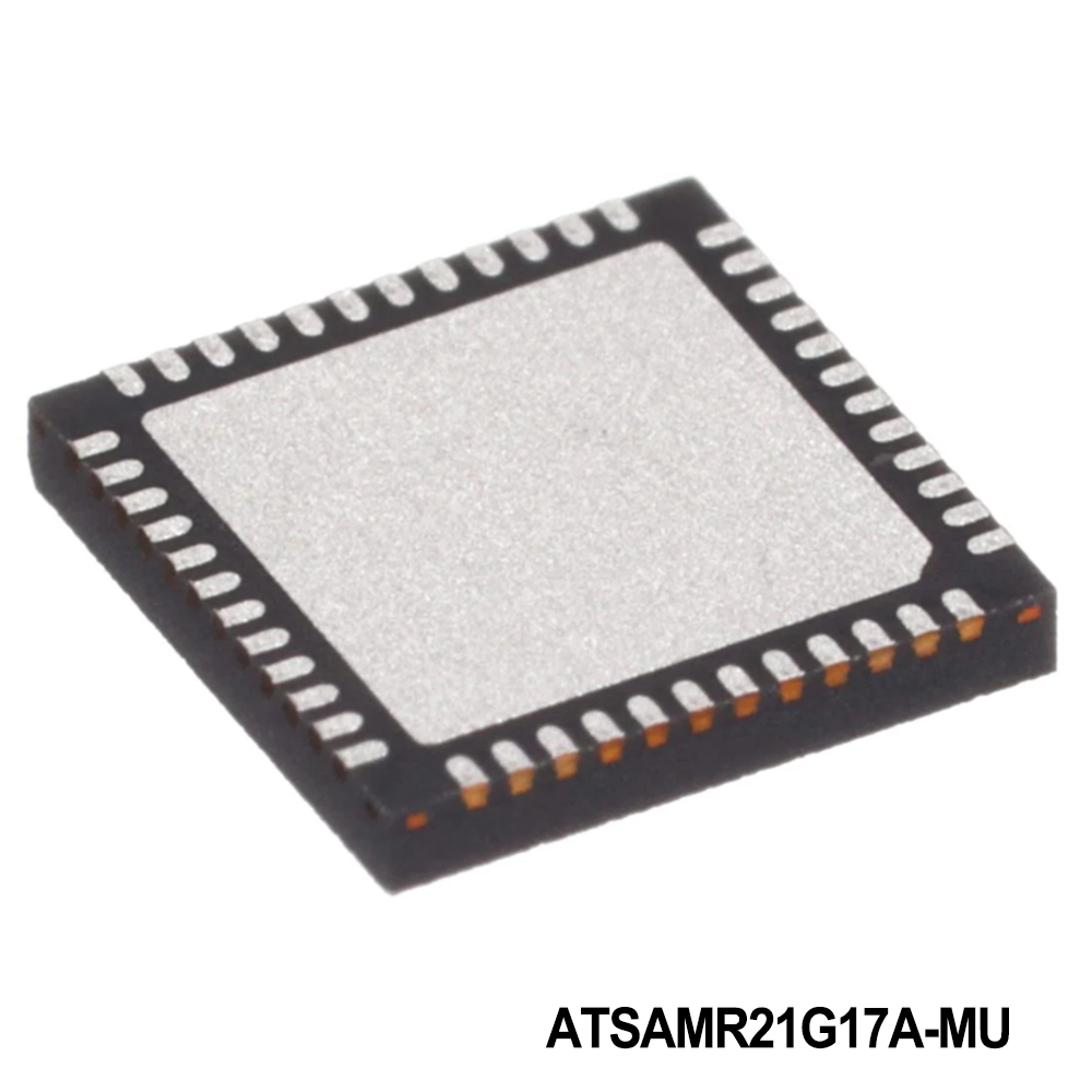 Microchip Technology ATSAMR21G17A-MU RF Microcontrollers - MCU SAMR21 48pin 128K