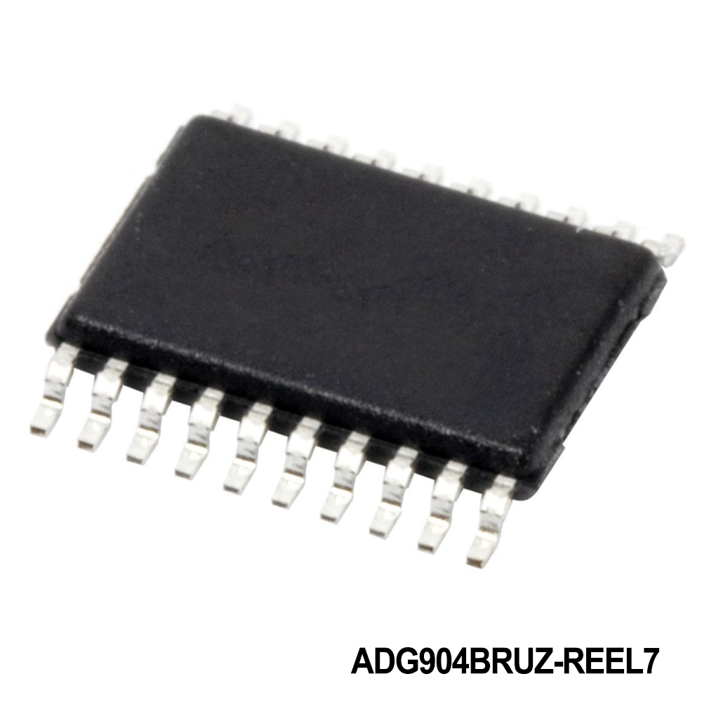 Analog Devices ADG904BRUZ-REEL7 RF Switch ICs W'Band Absorbtive/Refl've 4:1 MPX IC.