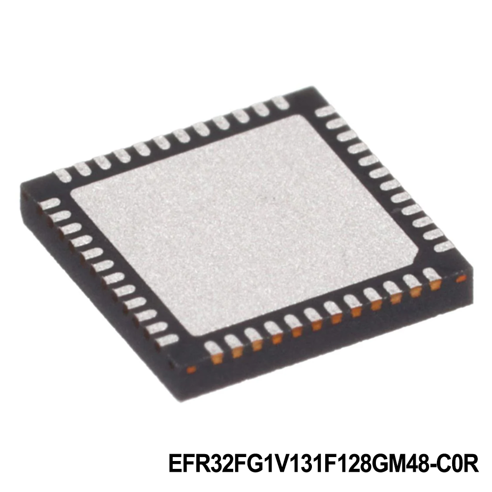 Silicon Labs EFR32FG1V131F128GM48-C0R RF System on a Chip - SoC Flex Gecko SoC QFN48 Sub-GHz 128 kB flash 16 kB RAM 31 GPIO
