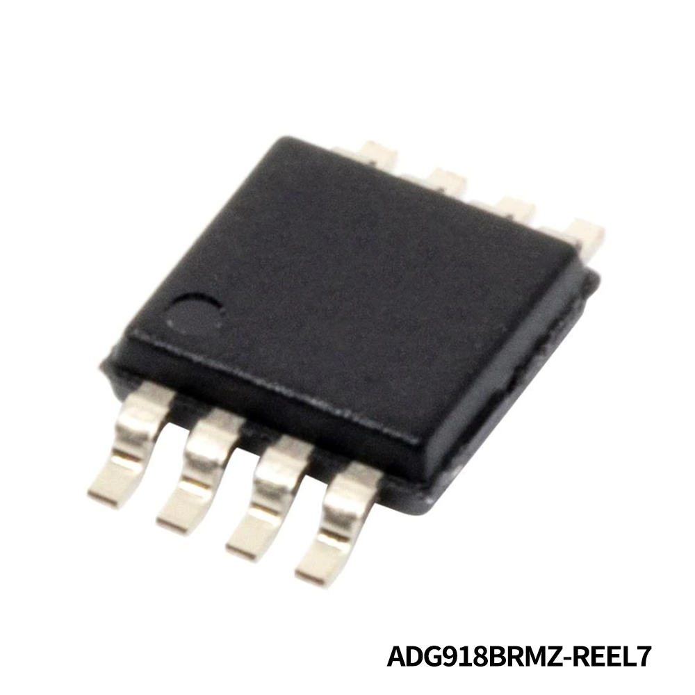 Analog Devices ADG918BRMZ-REEL7 RF Switch ICs 1GHz 2:1 MUX (50 Ohm Termination) I.C.