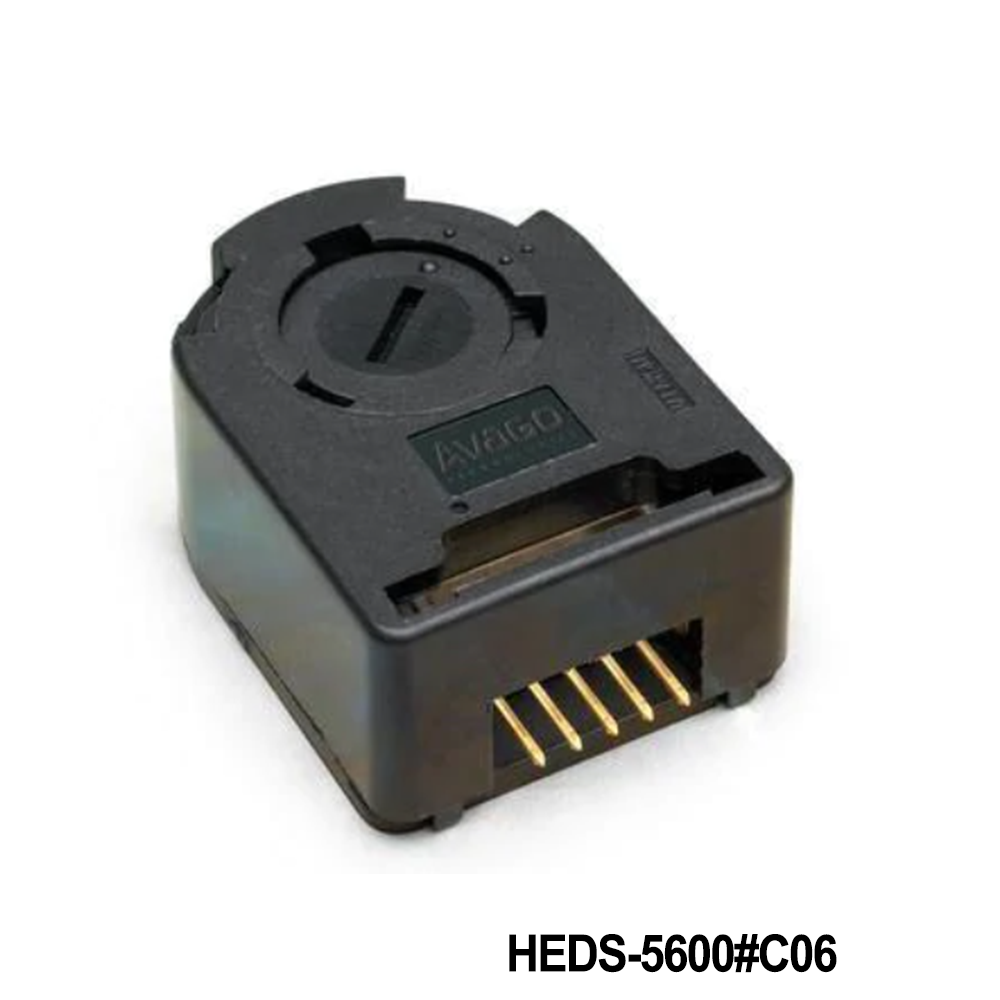 Broadcom / Avago HEDS-5600#C06 Encoders 2 Channel 100 CPR 1/4in Metal CW