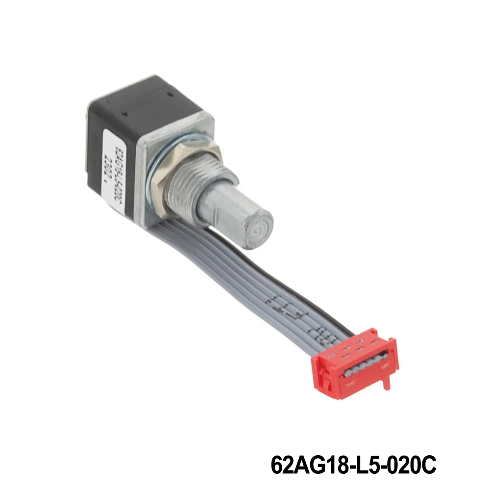 Grayhill 62AG18-L5-020C Encoders 5VDC 18deg 20pos LowTrq 510gf 2in Cbl