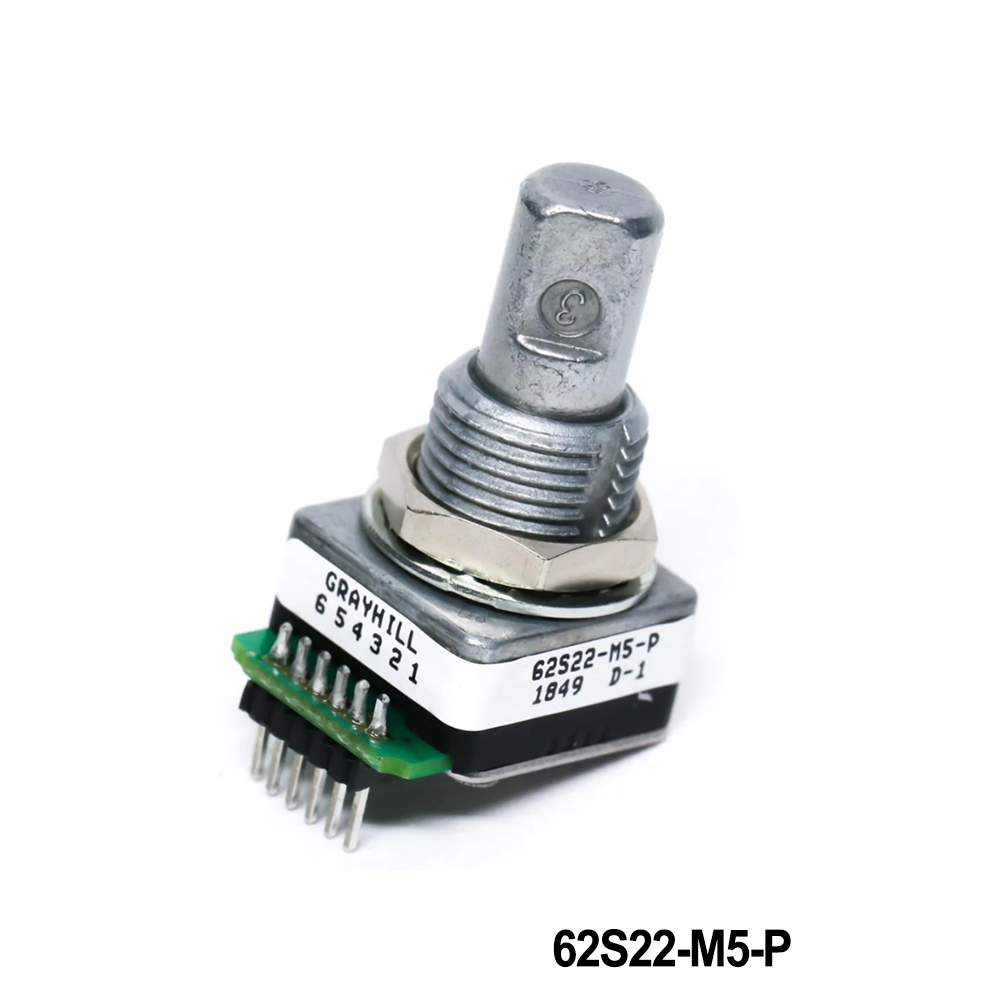 Grayhill 62S22-M5-P Encoders Encoder 22.5deg or 16 Pos pushBtn