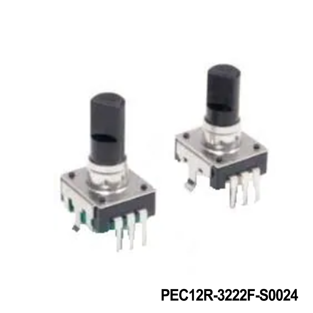 Bourns PEC12R-3222F-S0024 Encoders HORZ 24DET 24PULSE 22.5mm SHAFT SPST SW