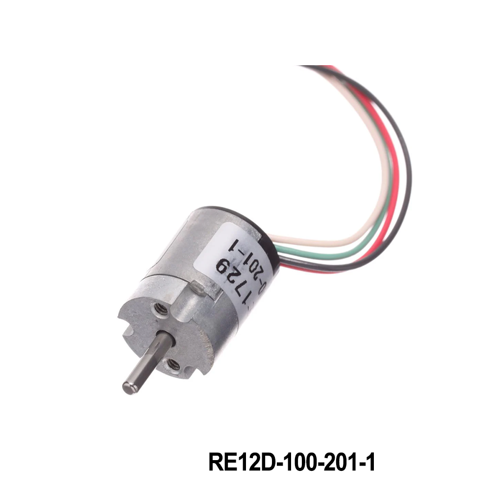 Nidec Components RE12D-100-201-1 Encoders 100 P/R resolution, sensing optical, square wave, 12mm diameter, wire leads