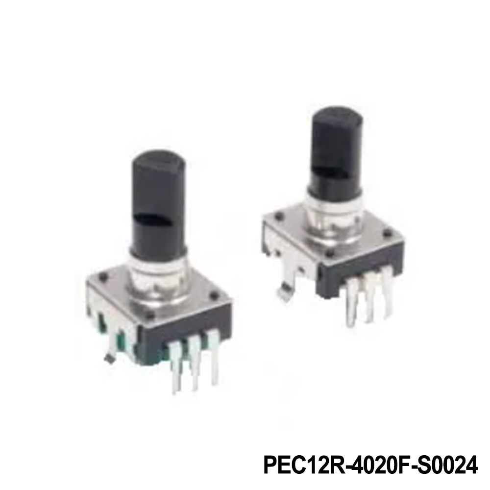 Bourns PEC12R-4020F-S0024 Encoders HORZ NO DET 24PULSE 20mm SHAFT SPST SW