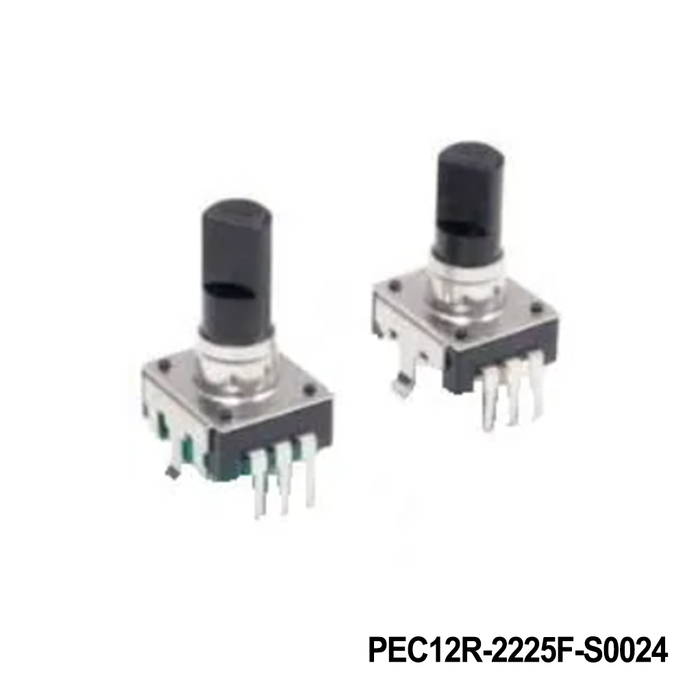 Bourns PEC12R-2225F-S0024  Encoders VERT 24DET 24PULSE 25mm SHAFT SPST SW