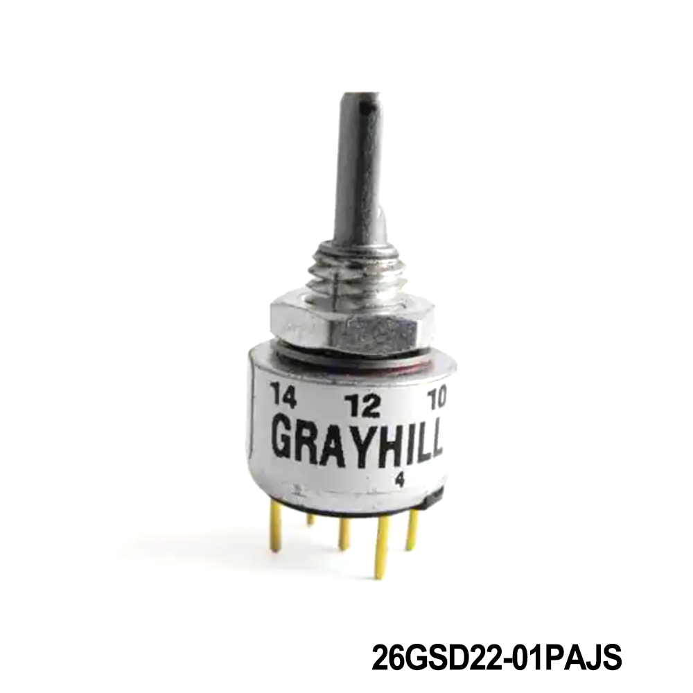 Grayhill 26GSD22-01PAJS Encoders Encoder Sealed 22.5deg Gray 16 Pos
