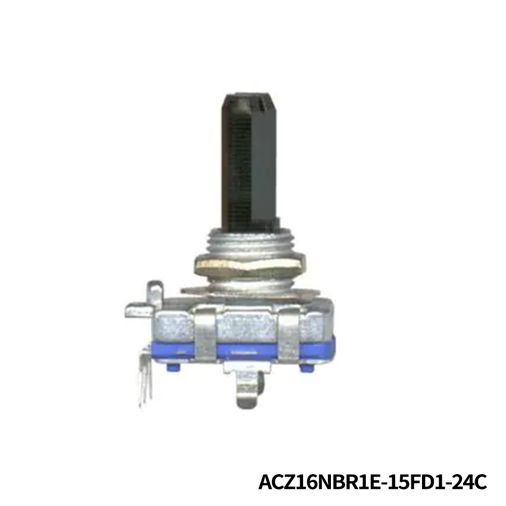 Same Sky ACZ16NBR1E-15FD1-24C Encoders INCR ENC, S, MECH, 24 PPR 24 DET, 5 Vdc, A/B, 2-bit, 5 mm tbush 15 x 6 mm F shaft, vertical