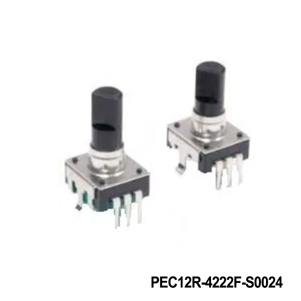 Bourns PEC12R-4222F-S0024 Encoders HORZ 24DET 24PULSE 22.5mm SHAFT SPST SW
