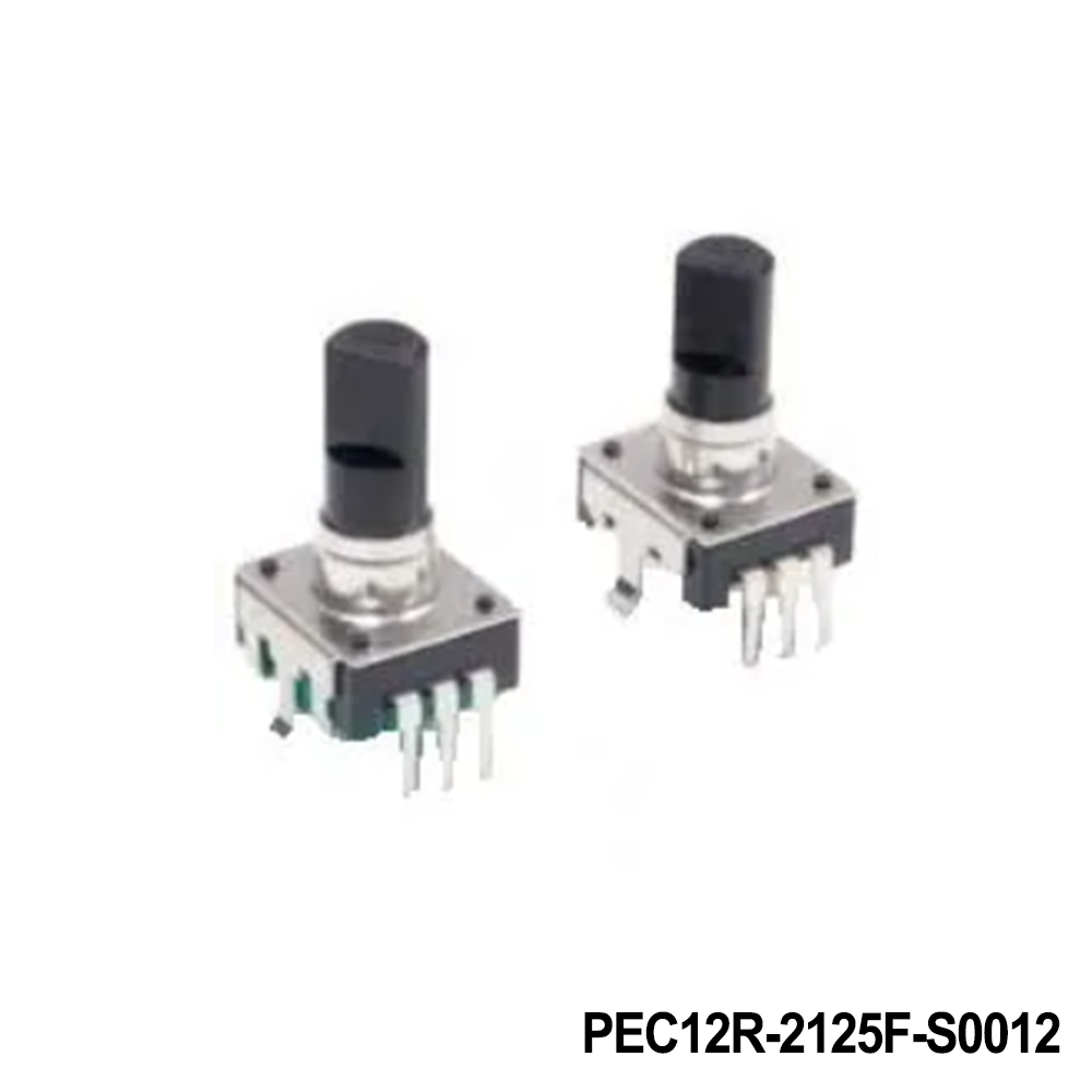 Bourns PEC12R-2125F-S0012 Encoders VERT 12DET 12PULSE 25mm SHAFT SPST SW