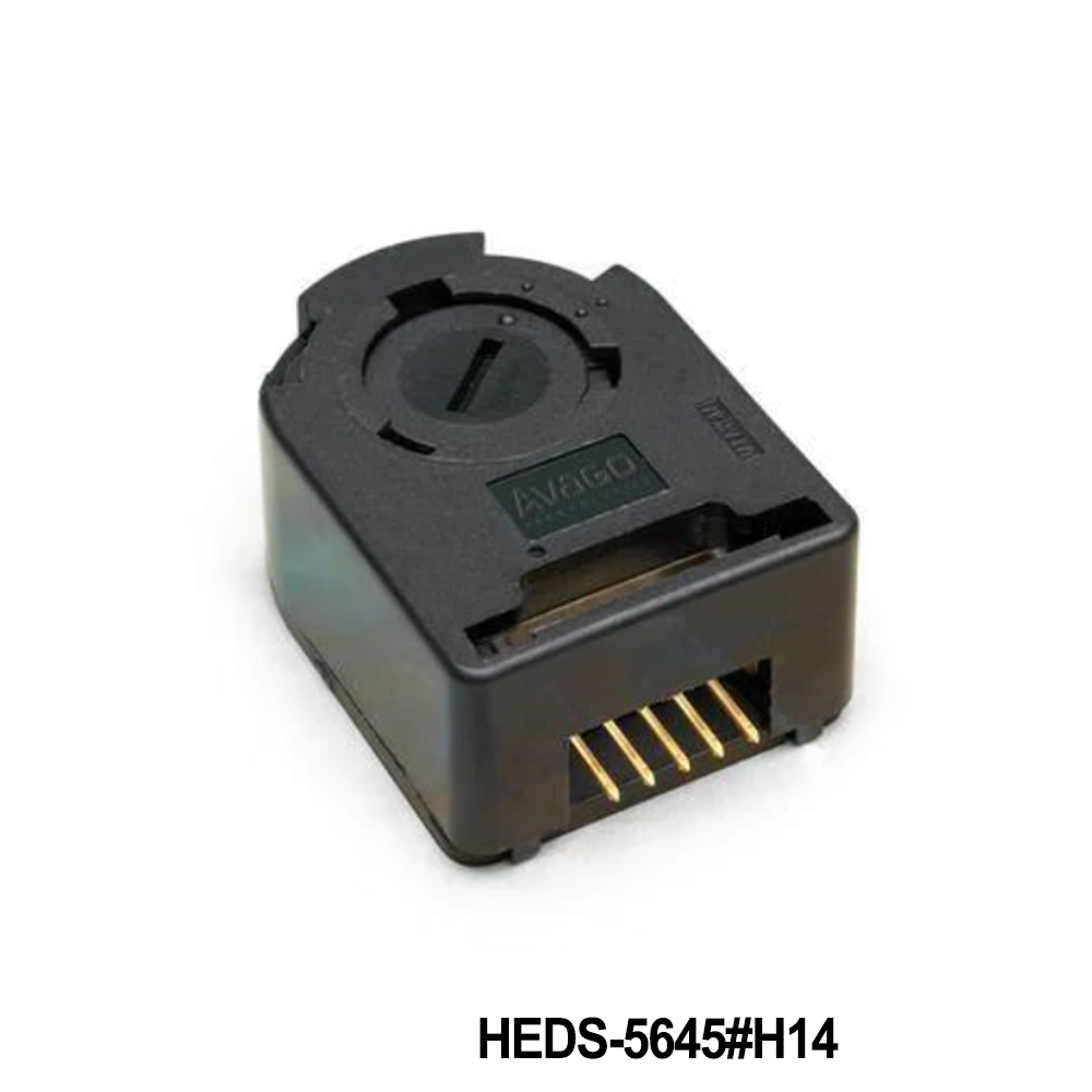 Broadcom / Avago HEDS-5645#H14 Encoders 3 Channel 400 CPR 5mm Metal CW