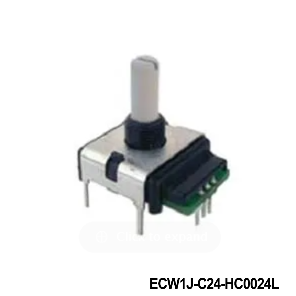 Bourns ECW1J-C24-HC0024L Encoders 9x1/4"BUSH PCB 24DET 1/4" SINGLE FLATTED
