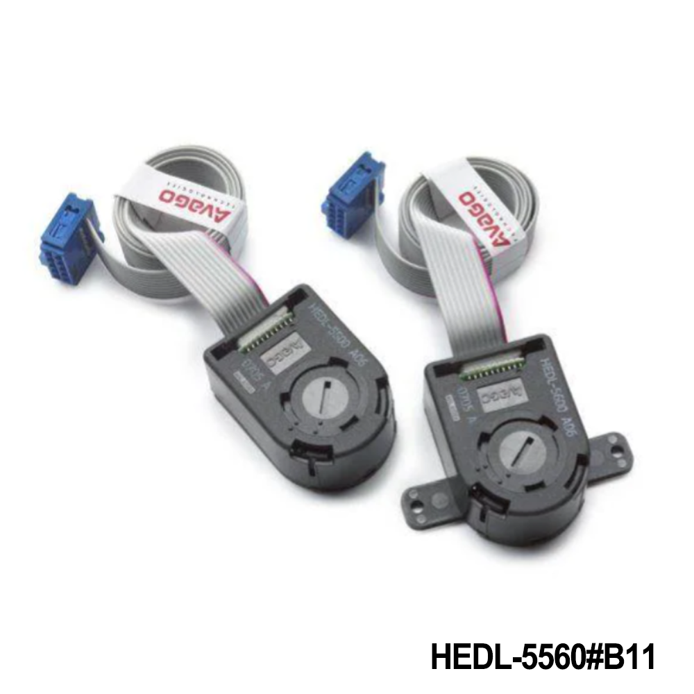 Broadcom / Avago HEDL-5560#B11 Encoders 2 Channel 1000 CPR 4mm Line Driver