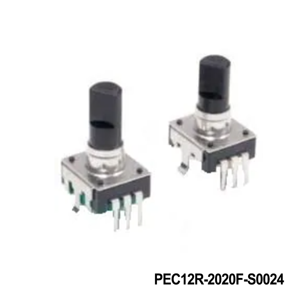 Bourns PEC12R-2020F-S0024 Encoders VERT NO DET 24PULSE 20mm SHAFT SPST SW