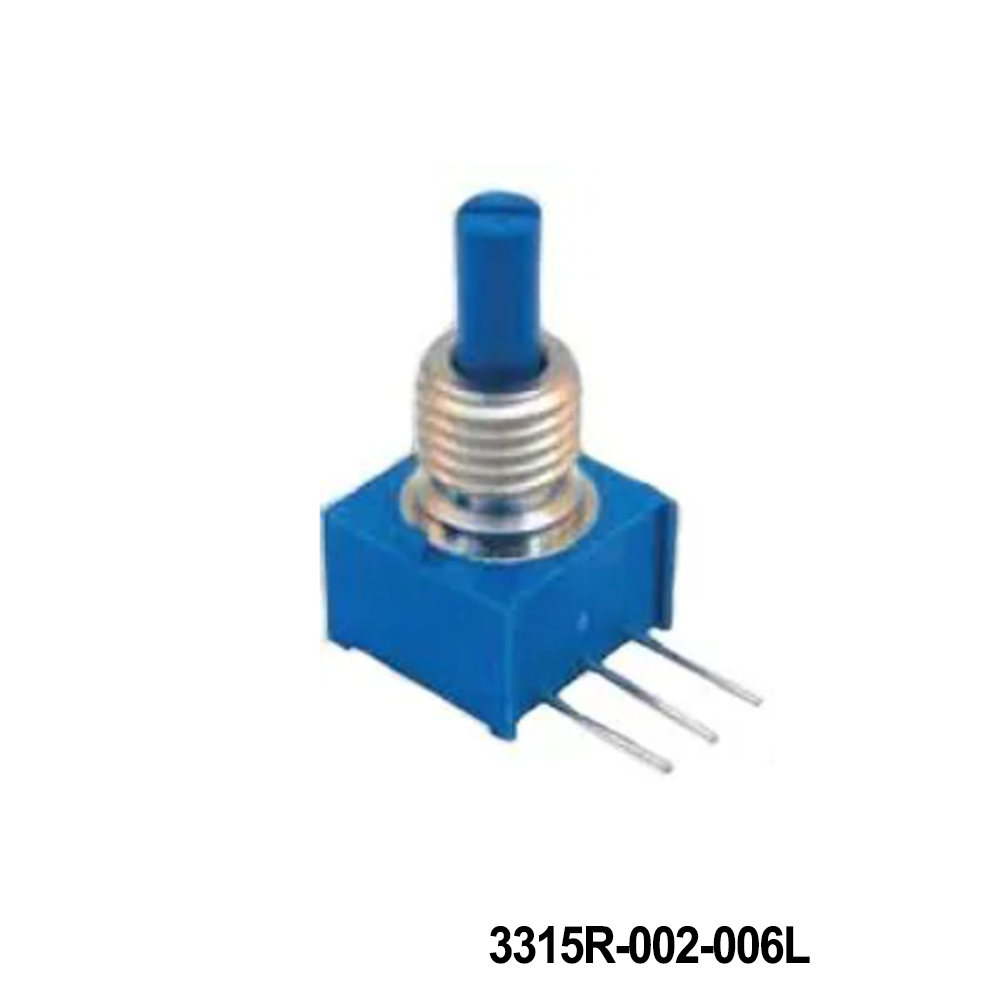 Bourns 3315R-002-006L Encoders 9mm SQ SEAL 6PPR SLOTTED SHAFT