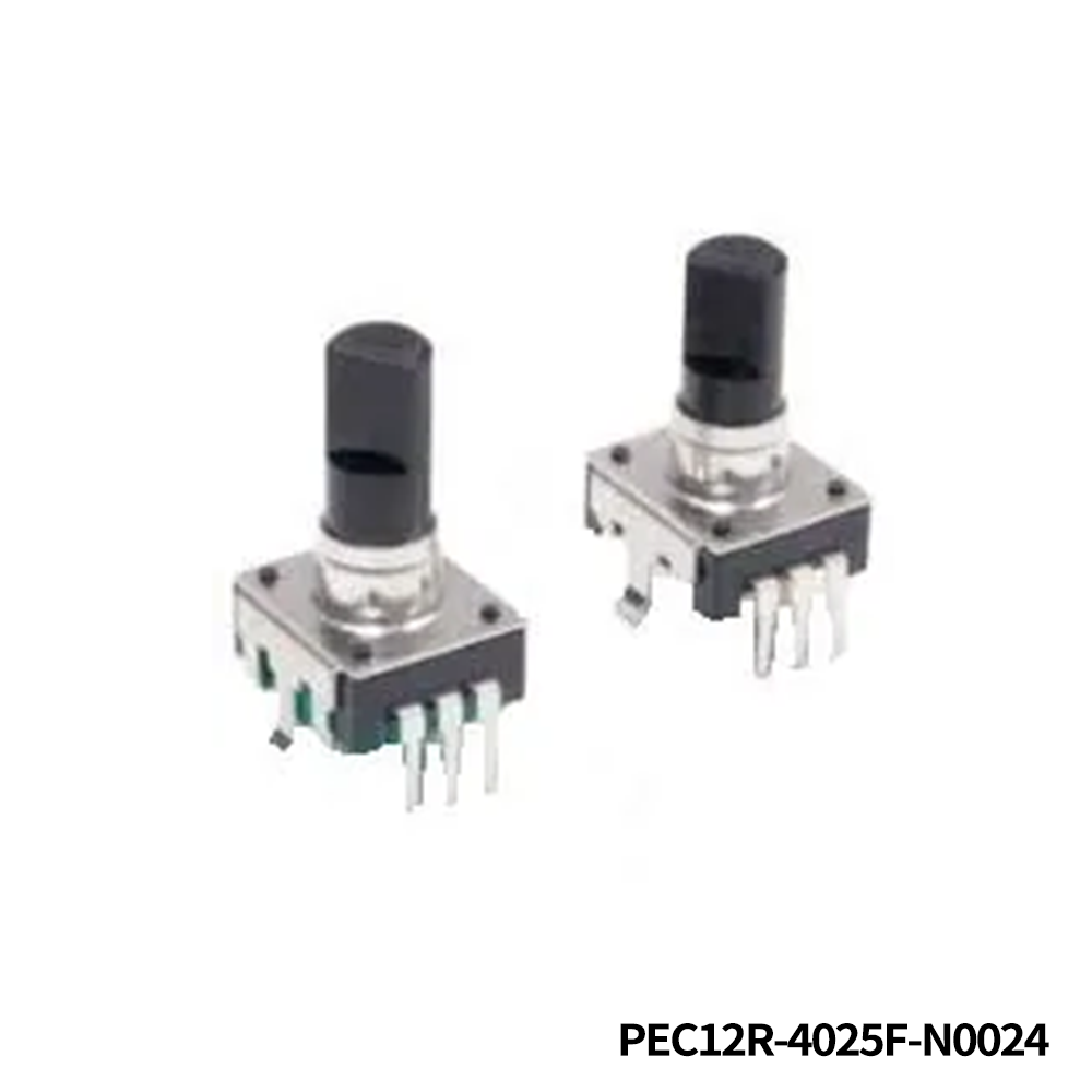 Bourns PEC12R-4025F-N0024 Encoders HORZ NO DET 24PULSE 25mm SHAFT W/O SW