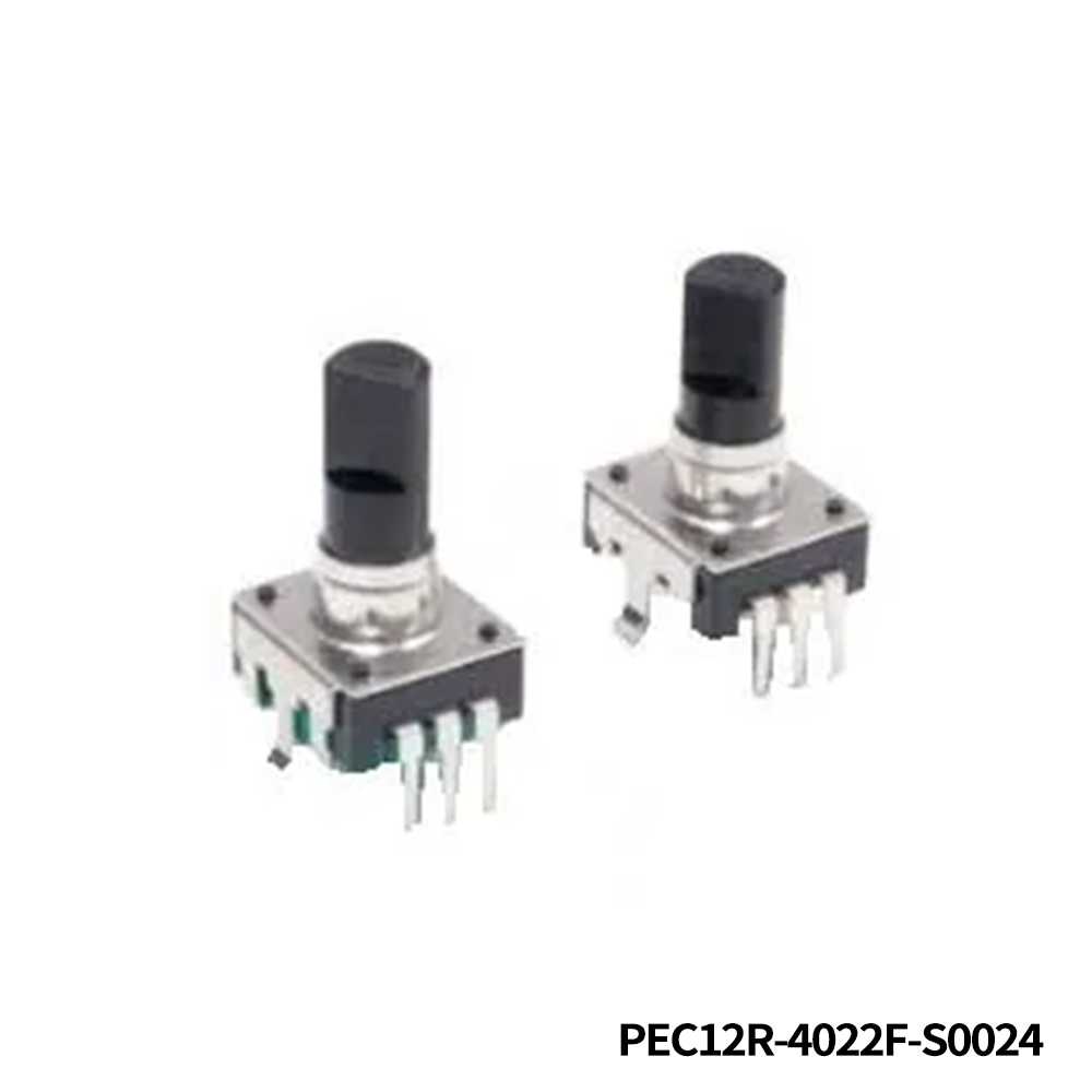 Bourns PEC12R-4022F-S0024 Encoders HORZ NO DET 24PULSE 22.5mm SHAFT SPST SW