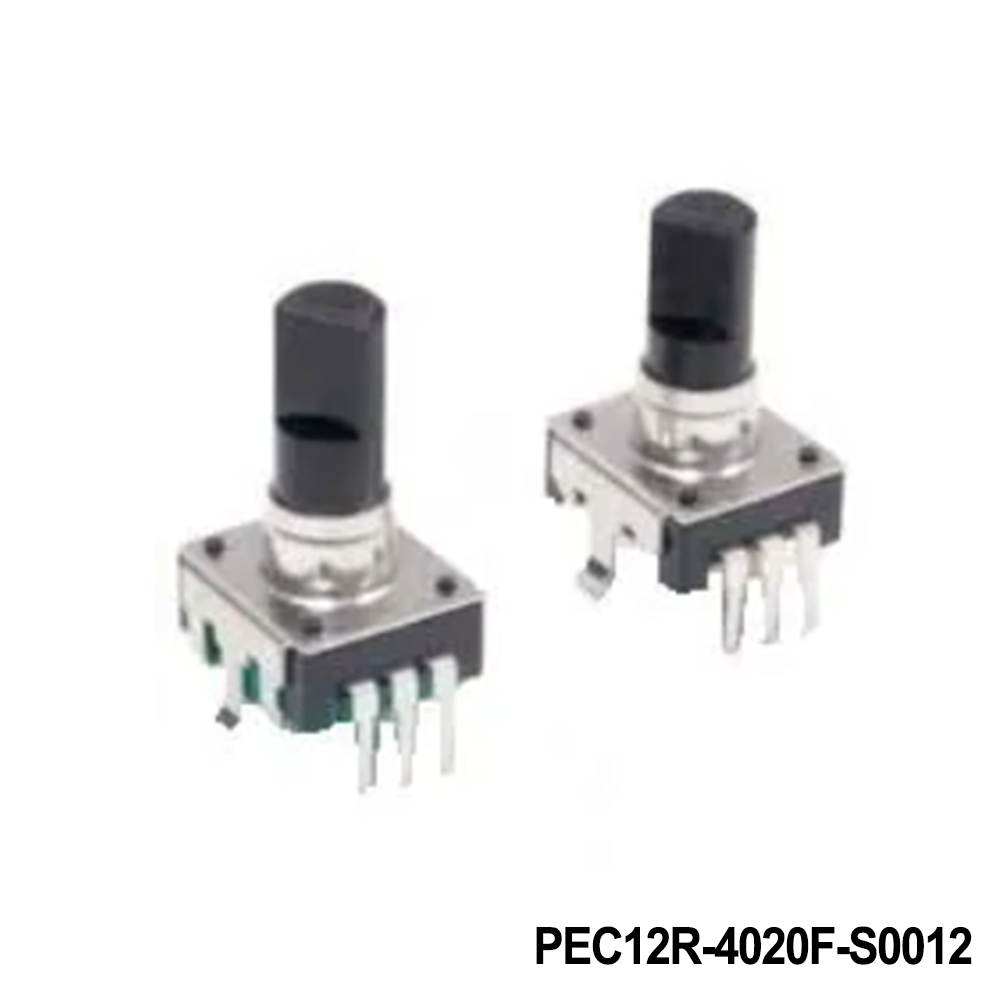 Bourns PEC12R-4020F-S0012 Encoders HORZ NO DET 12PULSE 20mm SHAFT SPST SW