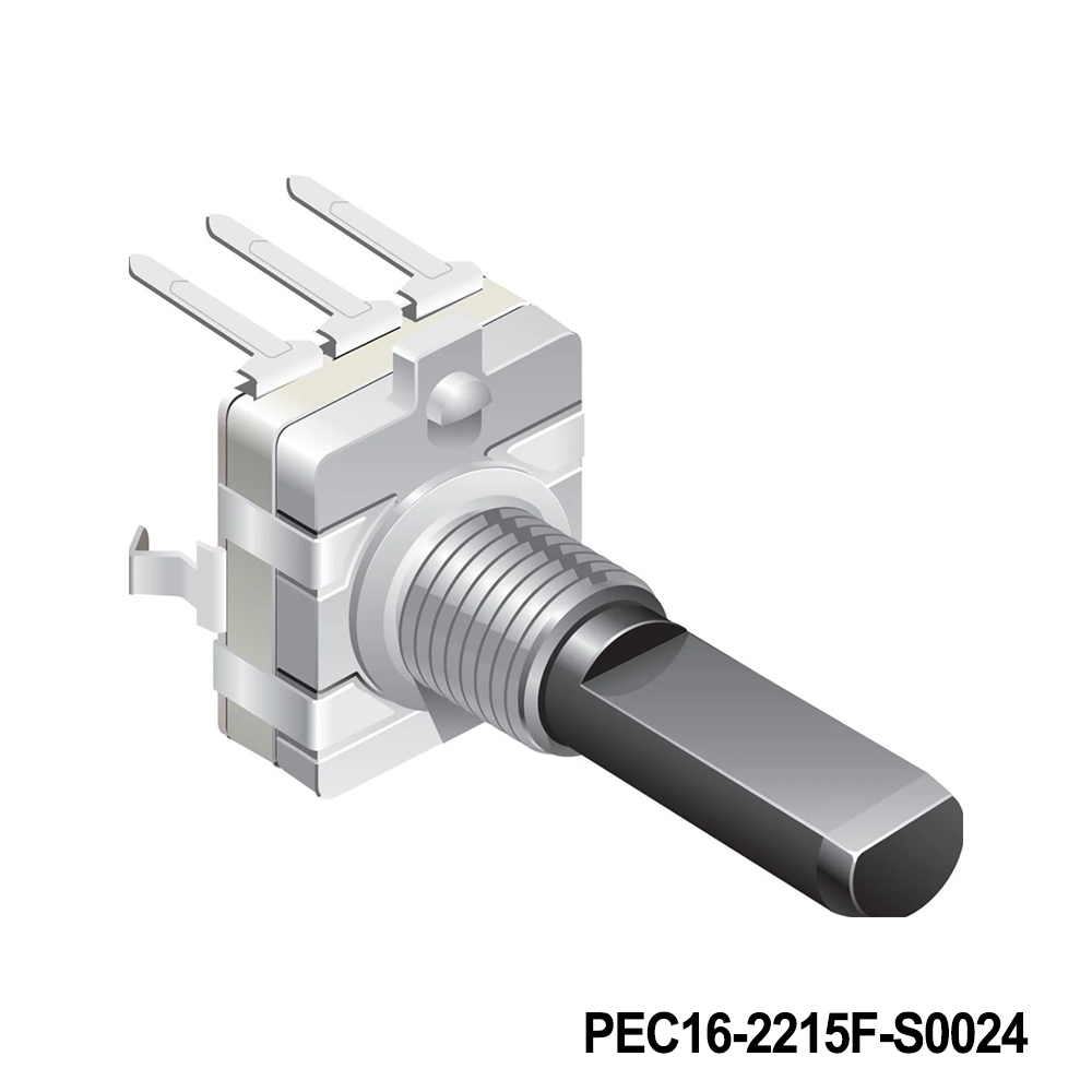 Bourns PEC16-2215F-S0024 Encoders 15MM SHAFT w/switch