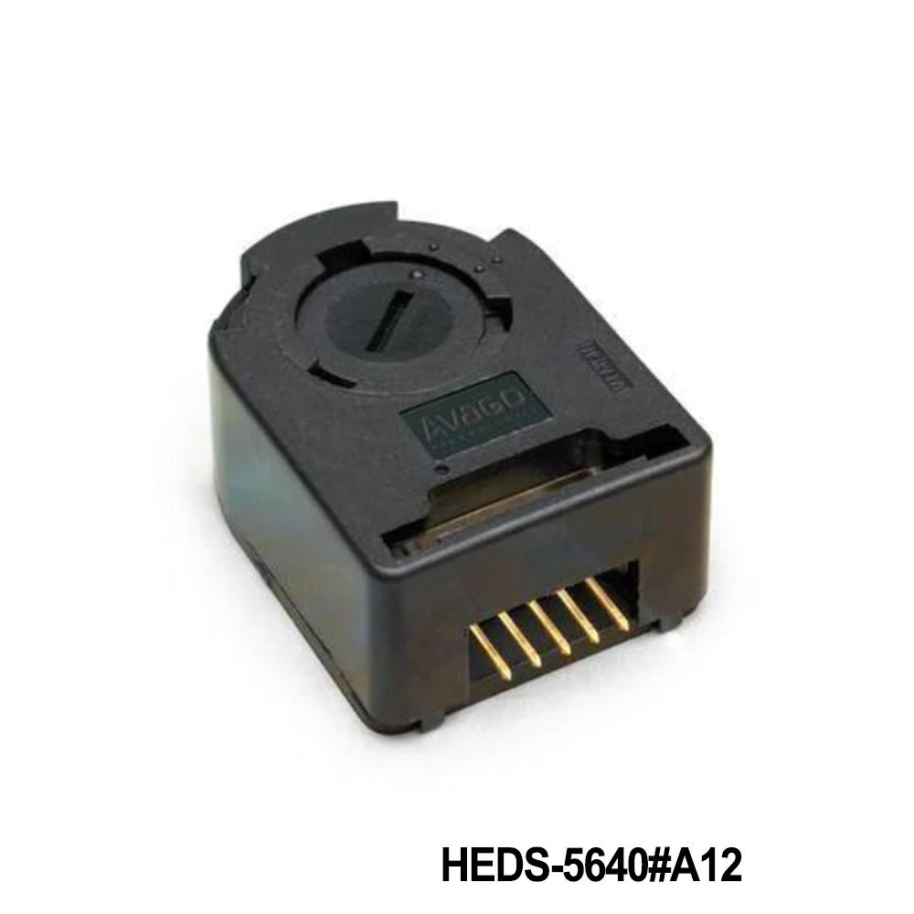 Broadcom / Avago HEDS-5640#A12 Encoders 3 Channel 500 CPR 6mm Metal CW
