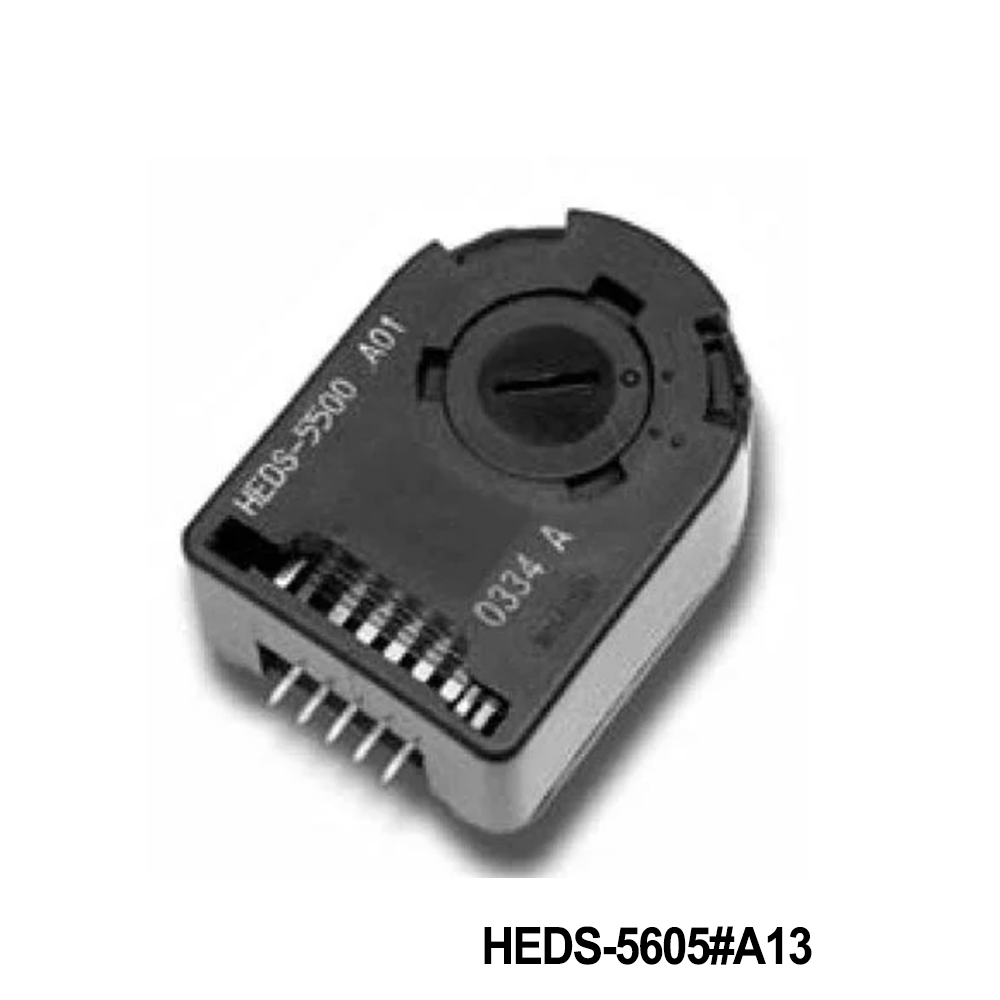 Broadcom / Avago HEDS-5605#A13 Encoders 2 Channel 500 CPR 8mm Metal CW
