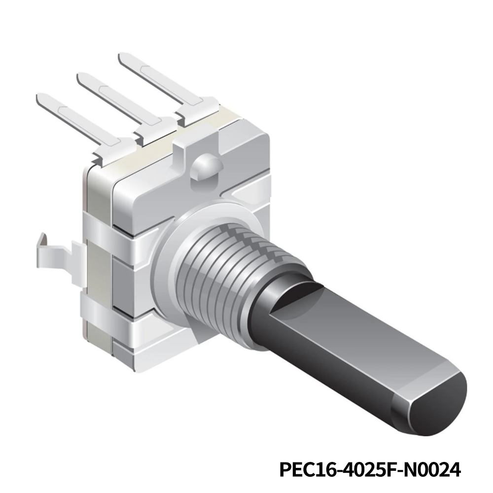 Bourns PEC16-4025F-N0024 Encoders 25MM SHAFT NO switch
