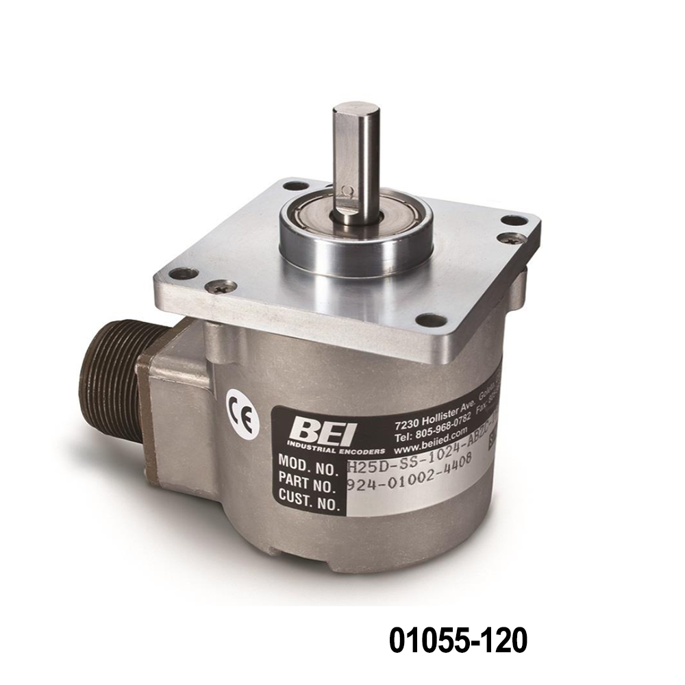 BEI Sensors 01055-120 Encoders Incremental Rotary Encoder 2.5" diameter