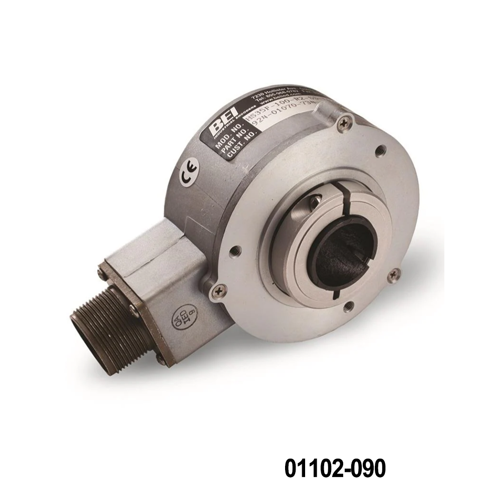 BEI Sensors 01102-090 Encoders Incremental Hollow Shaft Encoder 3.5" diameter