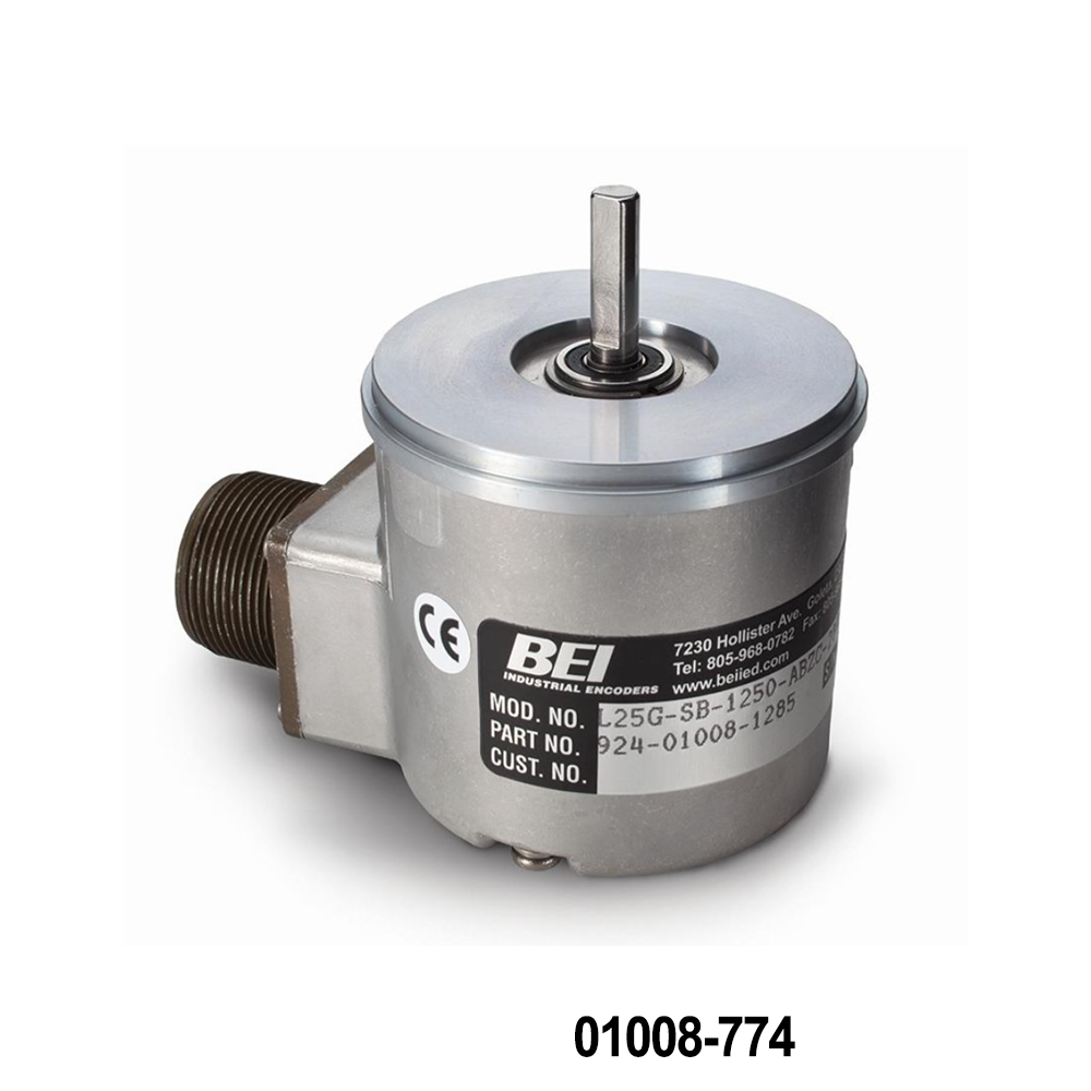 BEI Sensors 01008-774 Encoders Incremental Rotary Encoder 2.5" diameter