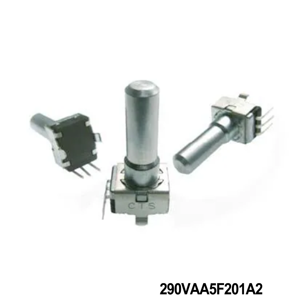 CTS Electronic Components 290VAA5F201A2 Encoders 15mm Flatted 20 Detents Encdr