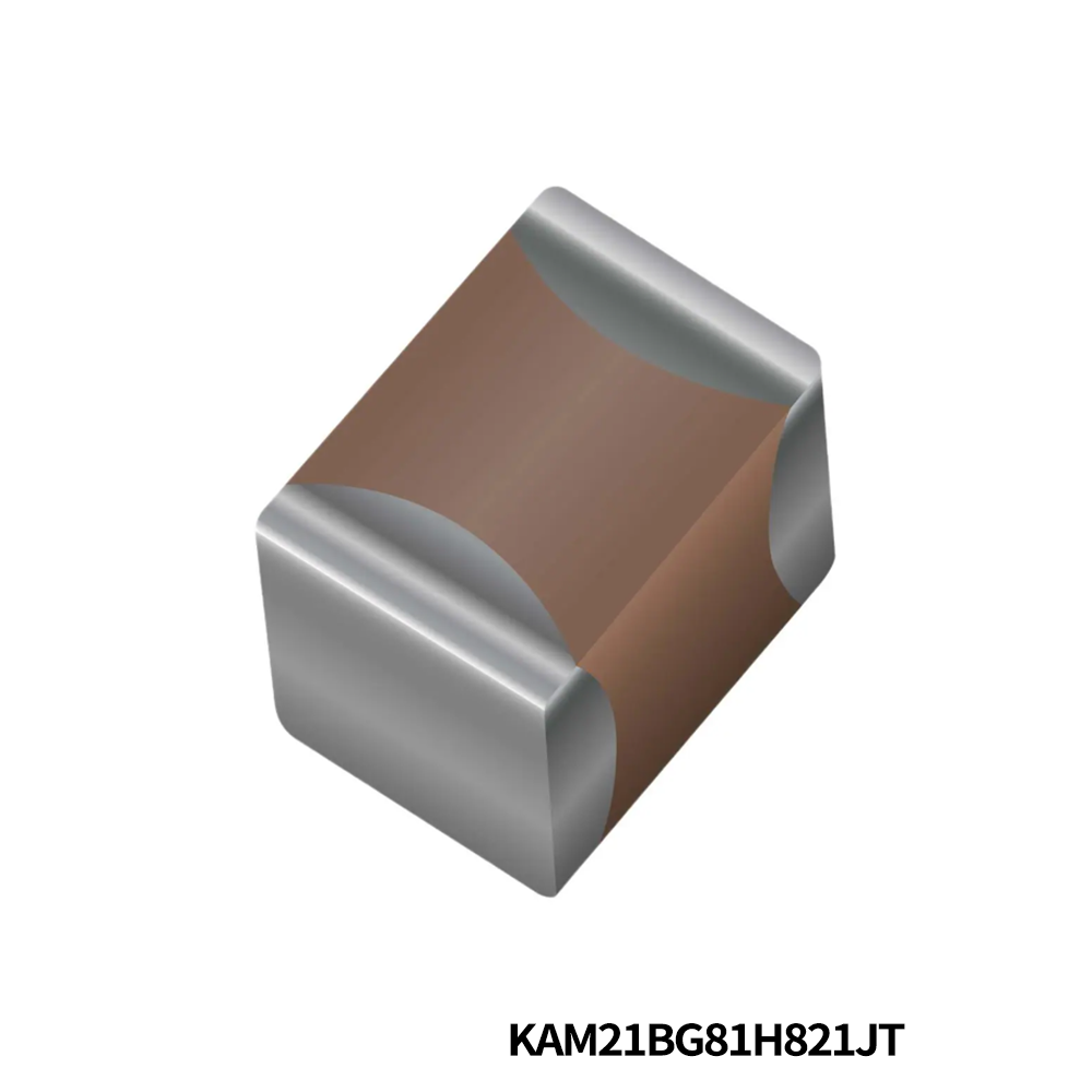 KYOCERA AVX KAM21BG81H821JT Multilayer Ceramic Capacitors MLCC - SMD/SMT 50V 820pF X8G 0805 5% AEC-Q200
