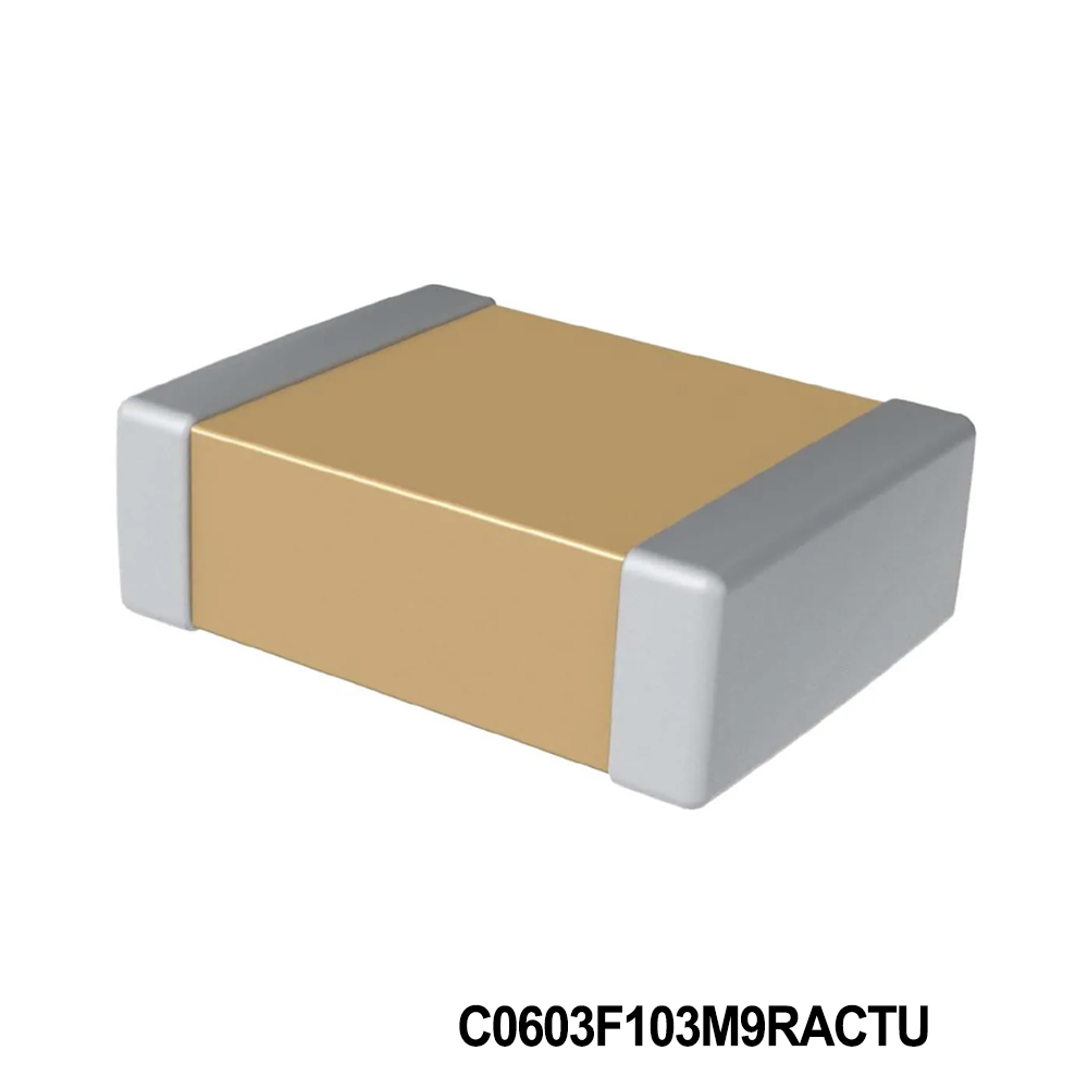 KEMET C0603F103M9RACTU Multilayer Ceramic Capacitors MLCC - SMD/SMT 6.3V 0.01uF X7R 0603 20%