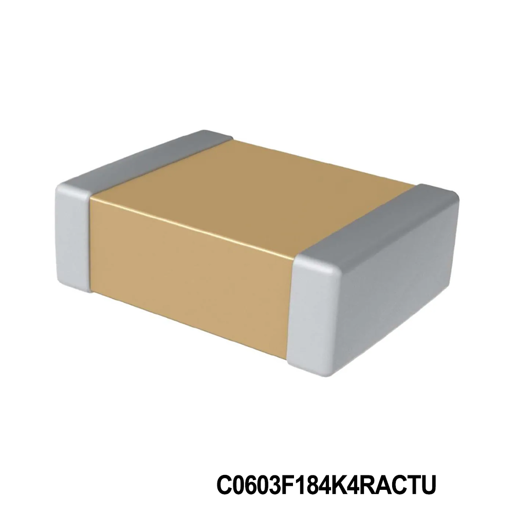 KEMET C0603F184K4RACTU Multilayer Ceramic Capacitors MLCC - SMD/SMT 16V 0.18uF X7R 0603 10%