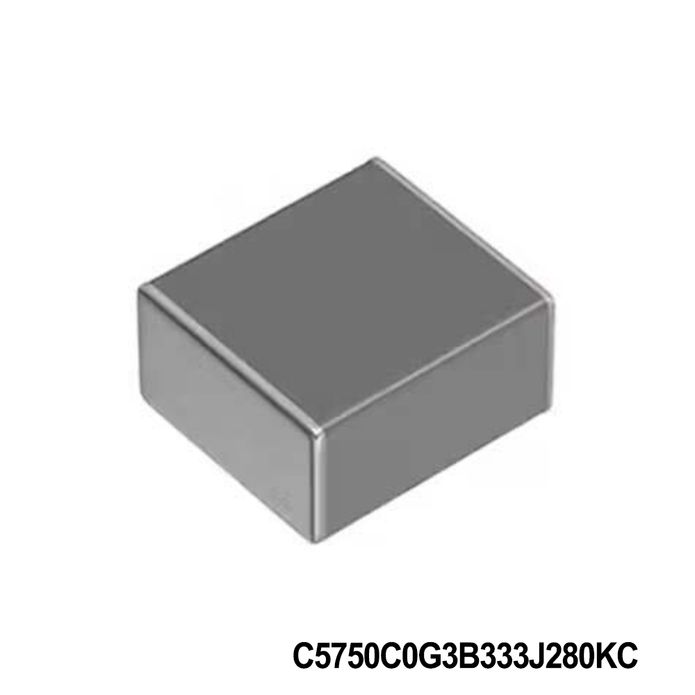 TDK C5750C0G3B333J280KC Multilayer Ceramic Capacitors MLCC - SMD/SMT Commercial Grade, MLCC, 2220, C0G, 1250V, 33nF, 2.8mm