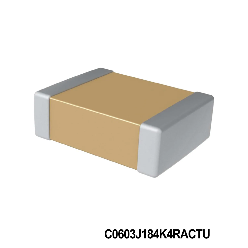 KEMET C0603J184K4RACTU Multilayer Ceramic Capacitors MLCC - SMD/SMT 16V 0.18uF X7R 0603 10%