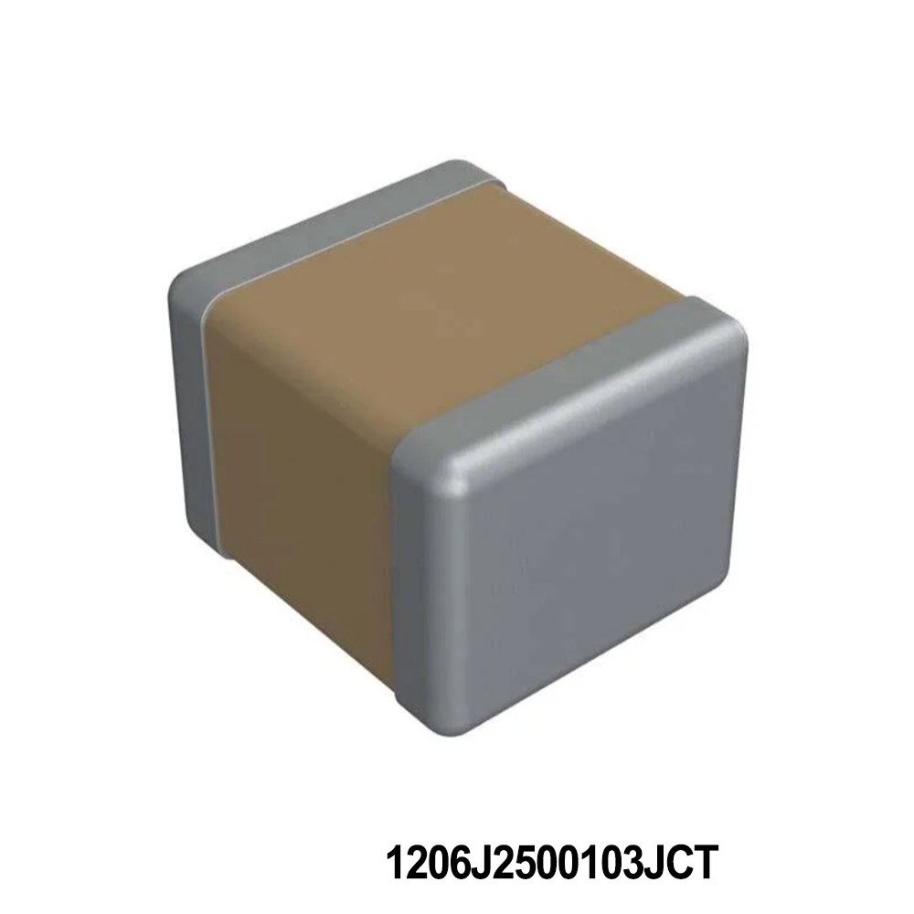 Knowles Syfer 1206J2500103JCT Multilayer Ceramic Capacitors MLCC - SMD/SMT 1206 250Vdc 10nF +/-5% C0G/NP0(1B)
