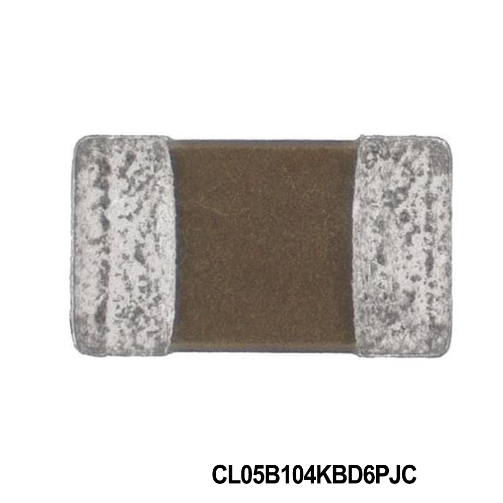 Samsung Electro-Mechanics CL05B104KBD6PJC Multilayer Ceramic Capacitors MLCC - SMD/SMT 0402/1005,100nF,X7R,50V,+/-10%