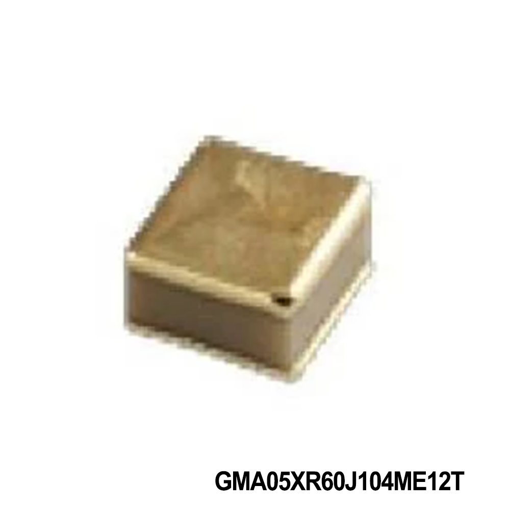 Murata Electronics GMA05XR60J104ME12T Multilayer Ceramic Capacitors MLCC - SMD/SMT 0.1 uF 6.3 VDC 20% 0202 X5R