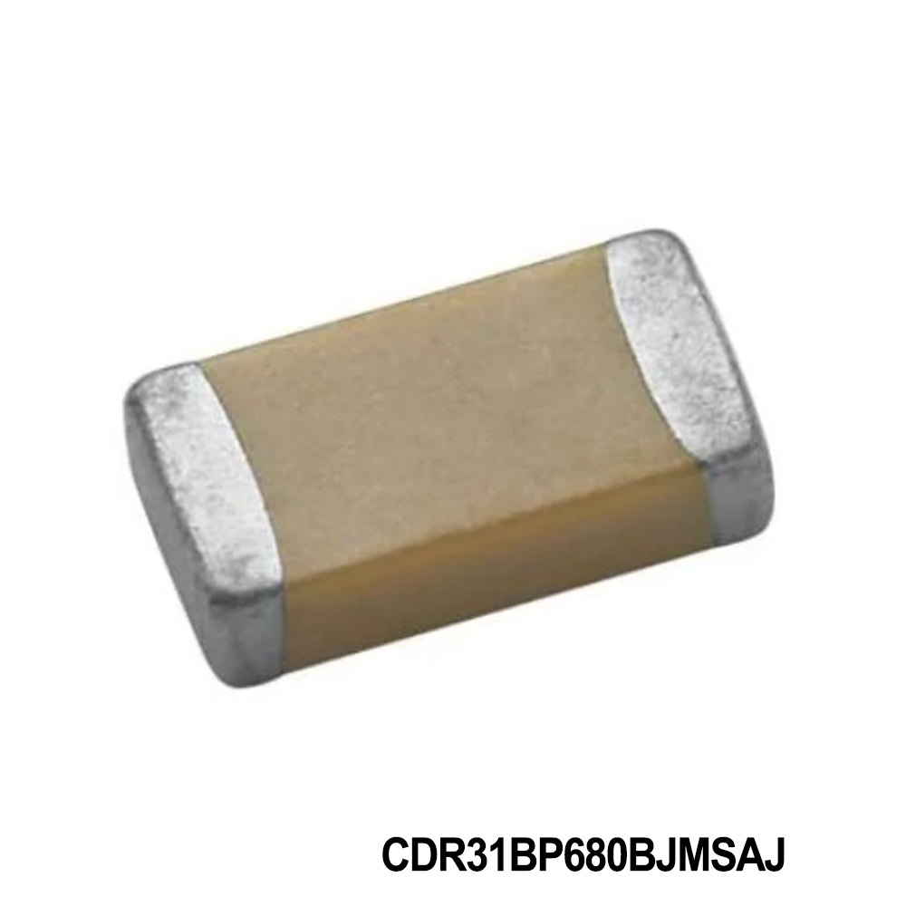 Vishay CDR31BP680BJMSAJ Multilayer Ceramic Capacitors MLCC - SMD/SMT